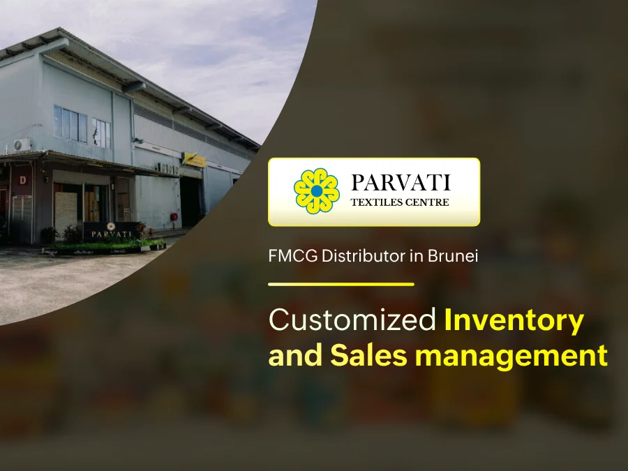 Customized inventory and sales management for Parvati Textile Center